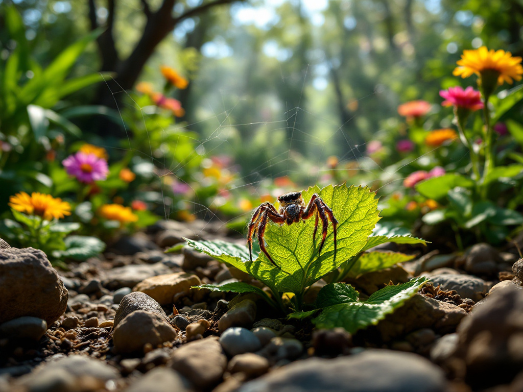 Jumping Spiders: Essential Ecosystem Contributors in Suwannee County